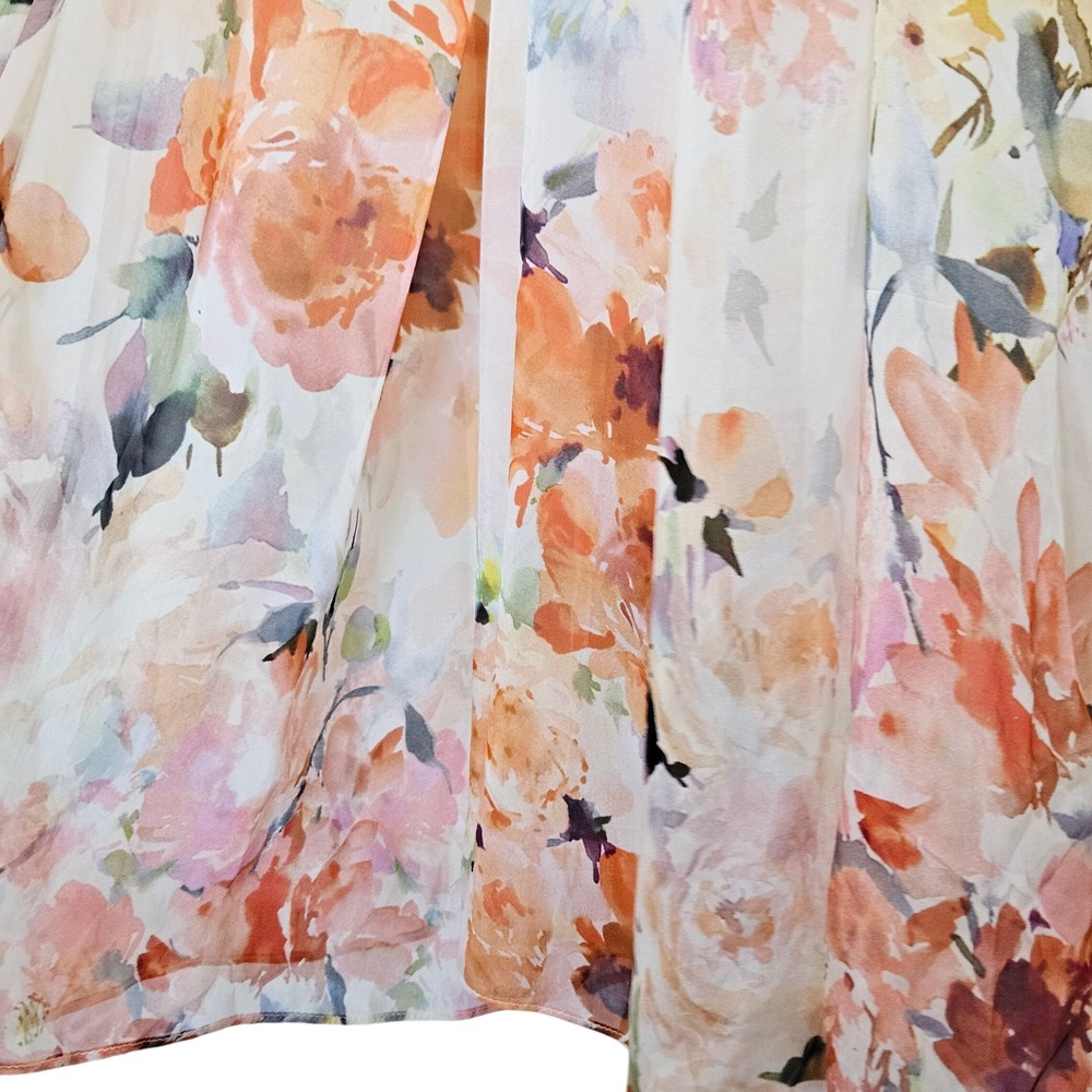 Hemant‎ and Nandita Saba Corset Floral Maxi Dress Bustier Size M NEW $548 - Picture 14 of 16
